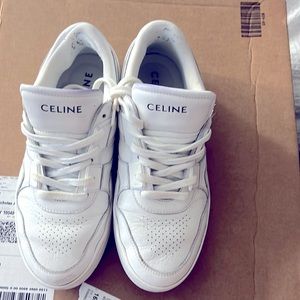 Celine trainers (sneakers) with brand new never used laces